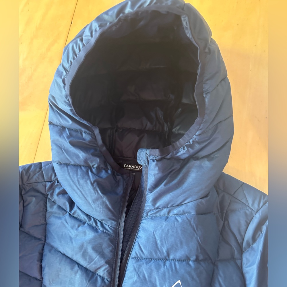New w/tags Paradox Primaloft Luxe Long Women’s Packable Hooded Coat, Size Small. - Picture 4 of 12